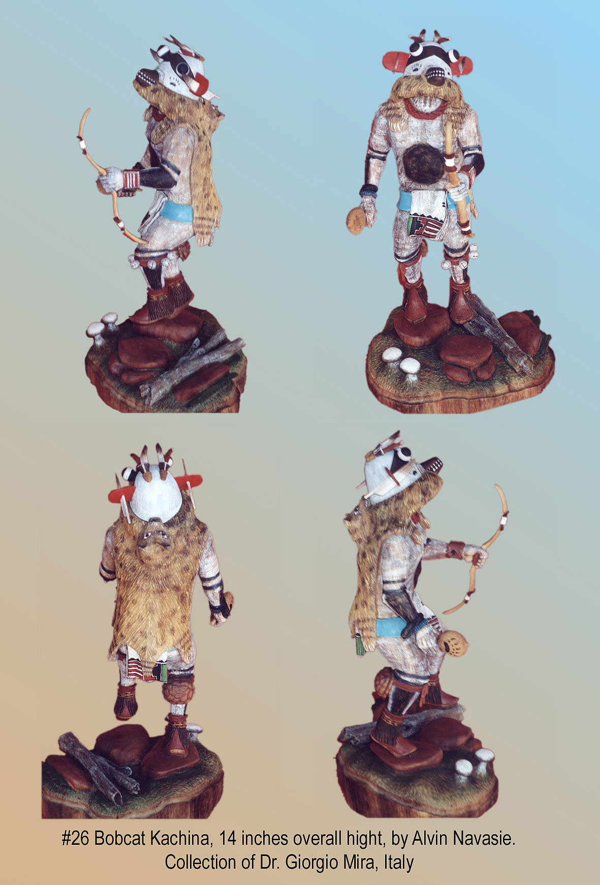 Hopi Kachina by Alvin Navasie - Wildcat